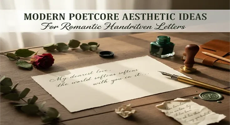 Modern Poetcore Aesthetic Ideas for Romantic Handwritten Letters