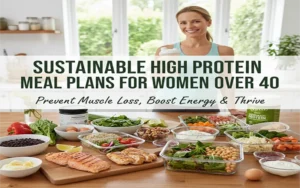 Sustainable High Protein Meal Plans for Women Over 40 to Prevent Muscle Loss