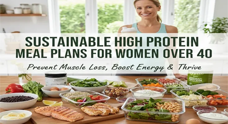 Sustainable High Protein Meal Plans for Women Over 40 to Prevent Muscle Loss